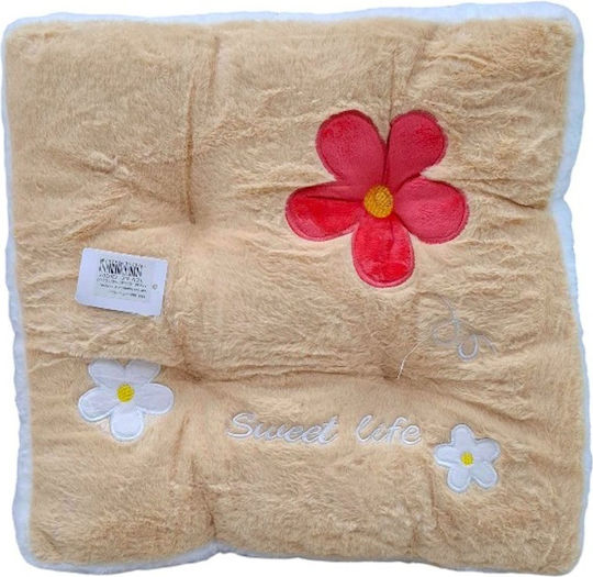 Garden Chair Cushion Beige 40x40cm