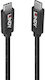 Lindy USB 4 Video Cable USB-C male - USB-C 100W PD Μαύρο 36977