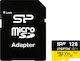 Silicon Power microSDXC Class 10 U3 V30 A1 UHS-I with Adapter
