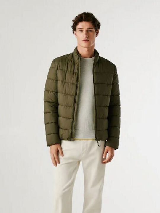 Pepe Jeans Drop Μπουφάν Puffer Military Green