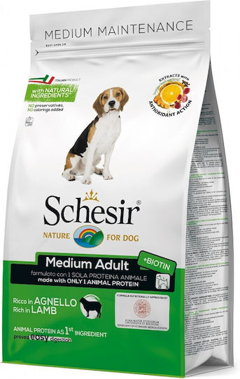 3kg Dry Food for Adult Medium Breed Dogs with Lamb