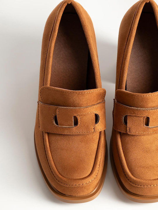 Damen Loafers in Braun Farbe