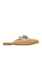 Flat Mules σε Καφέ Χρώμα