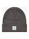 Beanie Unisex Σκούφος Πλεκτός σε Γκρι χρώμα