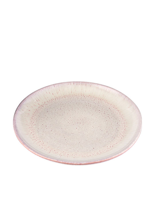 Butlers Tavira Plate Shallow Ceramic Pink with Diameter 27cm