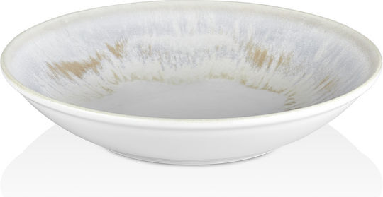 By Bone Wave Teller Suppe aus Porzellan mit Durchmesser 23cm 6Stück