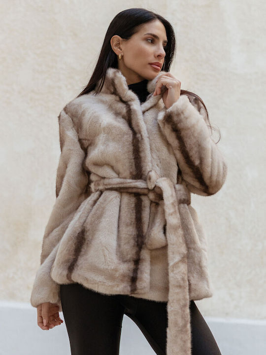 Women's Short Fur Cigar