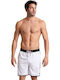 Icons Men's Swimwear Bermuda White Striped