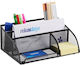 Organizator De Birou Cu 5 Rafturi Metalice Negru