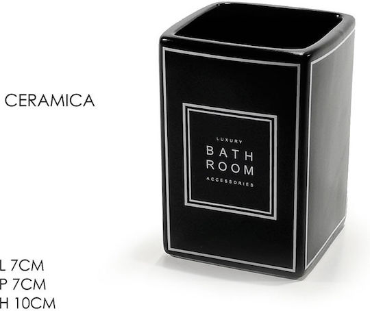 General Trade Ceramic Water Glass Black