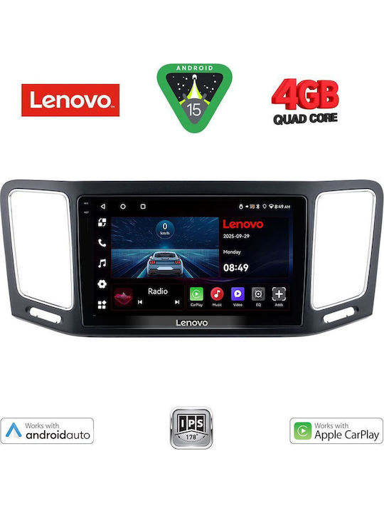 Lenovo Car Audio System for Volkswagen Sharan 2011-2023 (Bluetooth/USB/WiFi/GPS/Apple-Carplay/Android-Auto) with Touch Screen 9"