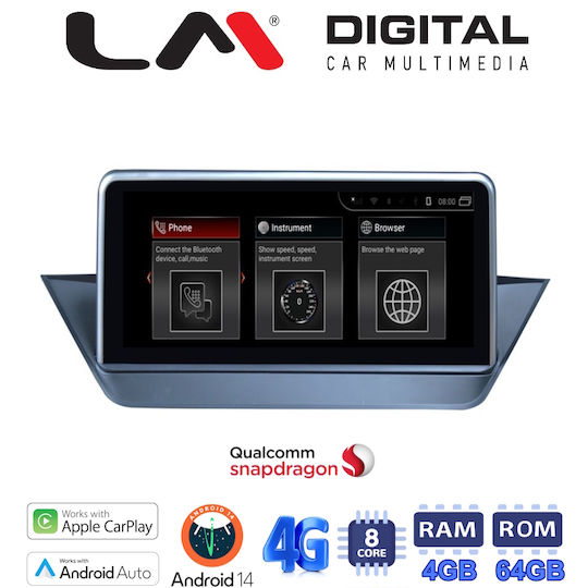LM Digital Car Audio System for BMW X1 (E84) 2009 > 2014 (Bluetooth/USB/WiFi/GPS/Apple-Carplay/Android-Auto)
