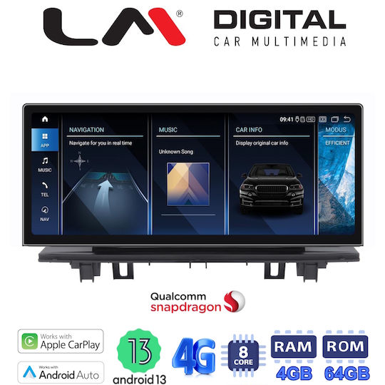 LM Digital Car Audio System for BMW X1 (F48) 2017>2022 (Bluetooth/USB/WiFi/GPS/Apple-Carplay/Android-Auto)