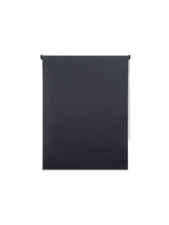 Central Home Roller Blinds Total Blackout Black W100xH230cm