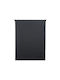 Central Home Roller Blinds Total Blackout Black W100xH230cm