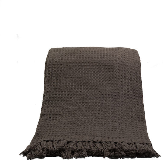 InTheBox Pique Πολυθρόνας Π130xΜ170cm Γκρι Mocha