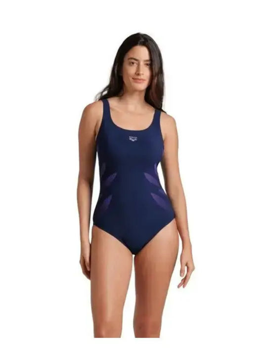 Back Αθλητικό Ολόσωμο Μαγιό Navy