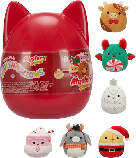 Jazwares Плюшена Играчка Squishmallows Blind Коледна За 3+ Години 6 См (Различни Дизайни)