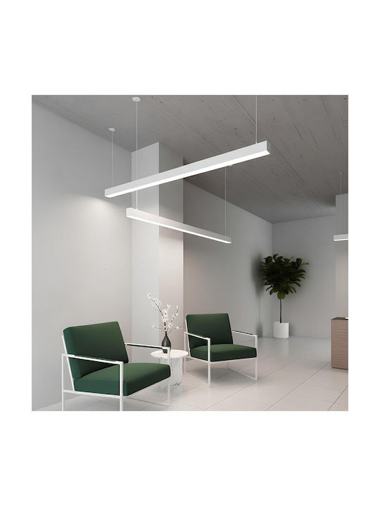 kelvo Orion Pendant Light White 120x5cm