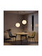 kelvo Bellissimo Pendant Light Black with Socket E27 40x40x62cm