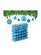 Set 150 Globuri De Crăciun Turcoaz Relaxdays