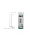 General Trade Wall-Mounted Bathroom Rail ​30x20cm Inox White