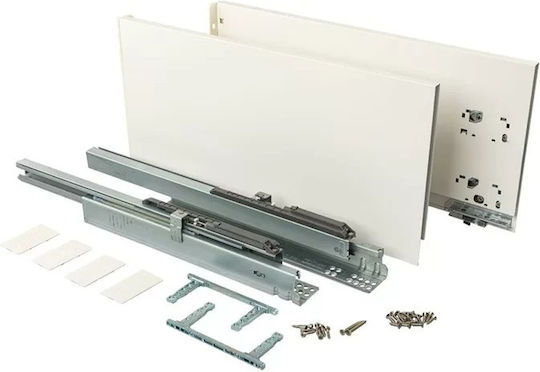 Double Wall Drawer Systems Soft Close Dtc Magic-star Plus F Height 23.8cm Depth 50cm White Hd14500a17ne29