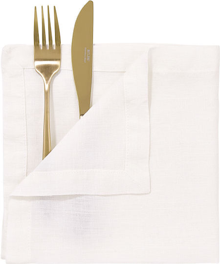 Butlers Πετσέτα Κουζίνας σε Λευκό Χρώμα 42x42cm