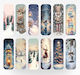 Set 12 Semne de Carte de Crăciun Obro Sweet December Ilustrații Vintage Premium Card Foto Lucios