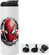 Μπουκάλι Θερμός Διπλό Καπάκι Spiderman 600ml Λευκό