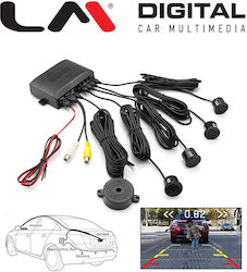 LM Digital Σύστημα Παρκαρίσματος Αυτοκινήτου με Buzzer και 4 Αισθητήρες σε Μαύρο Χρώμα LM Digital Σύστημα Παρκαρίσματος Αυτοκινήτου με Buzzer και 4 Αισθητήρες σε Μαύρο Χρώμα