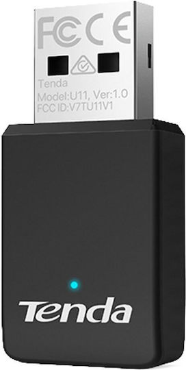 Tenda U11 USB Netzwerkadapter 900mbps Drahtlose Ax Usb 2.0 Schwarz