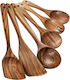Wooden Cooking Utensil Set 6pcs