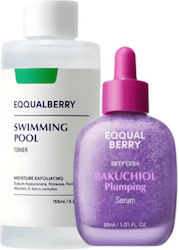 Eqqualberry Swimming Pool Daily Facial Toner 300ml & Bakuchiol Plumping Serum 30ml Set Custom Bundle Eqqualberry Swimming Pool Daily Facial Toner 300ml & Bakuchiol Plumping Serum 30ml Set Custom Bundle