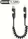 4-in-1 Data Cable Fast Charging Usb Lightning Type-c Flexible Compact 1.5m Black Abyz