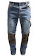 Ergo Stretch Work Trousers Jeans Blue