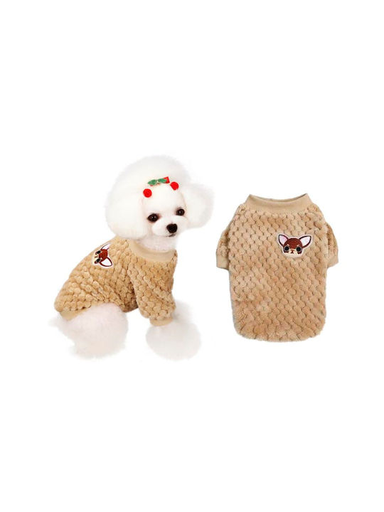 Value Imports Φουτερ Σκυλου Fleece Face Xlarge 35cm Beige