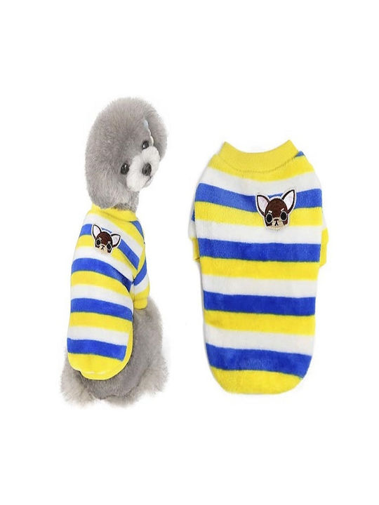 Value Imports Φουτερ Σκυλου Fleece 2xlarge 35cm Κιτρινο Μπλε