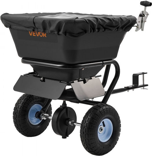 Vevor Towable Lawn Rear Lawn Spread Width 3m Garden Lawn Universal Hottie Capacity 38.6kg & All Terrain Tires 10 Inches Fertilizer Spreader Seed Spreader Atv Utv