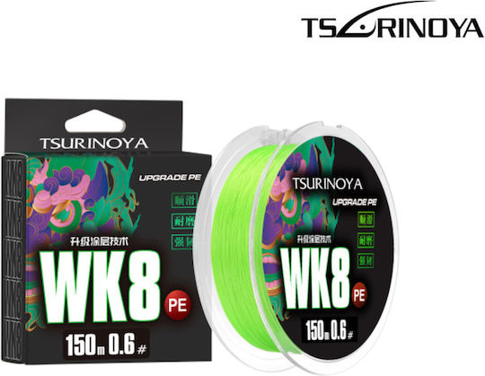 Tsurinoya Wk8 Braid Fishing Filament 150m PE 0.6