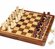 La Belle Maison Wooden Magnetic Chess from Wood with Chess Pawns 18x18cm D2000