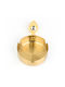 Aschenbecher-Style Butt Plug In Gold Edelstahl