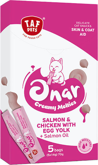 Cat Treat Taf Pets Onar Creamy Skin Coat 5x14gr 70gr