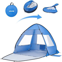Vevor Cort De Plajă Pop Up 2 Persoane UPF 50+ Albastru Vevor Cort De Plajă Pop Up 2 Persoane UPF 50+ Albastru