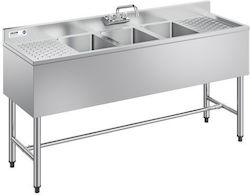 Vevor Faucet Double BXGDLSSCMSSCQUJRL001V0 254x35.6x25.4cm Vevor Faucet Double BXGDLSSCMSSCQUJRL001V0 254x35.6x25.4cm