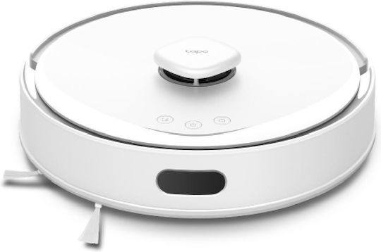 TP-LINK Tapo Rv30 Max Σκούπα Ρομπότ με Χαρτογράφηση Laser & Απορρόφηση 5300Pa Λευκή