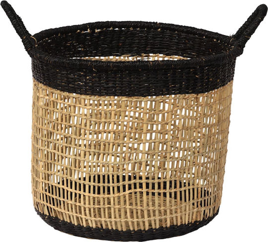 Polihome Dekorative Körb Rattan Schwarz