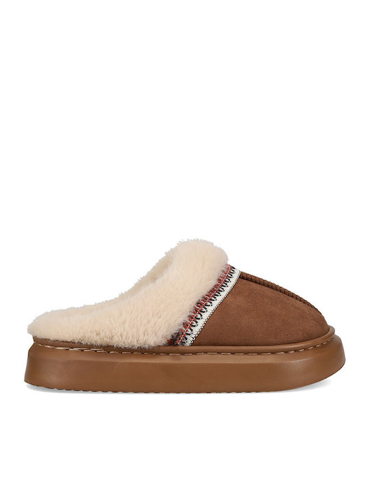 Winter Women's Slippers Brown