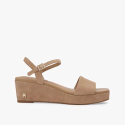 Tommy Hilfiger Brown Platforms