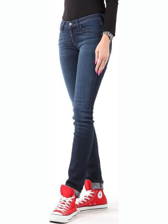 Courtney Talie joasă Blugi de damă cu croială skinny Blue